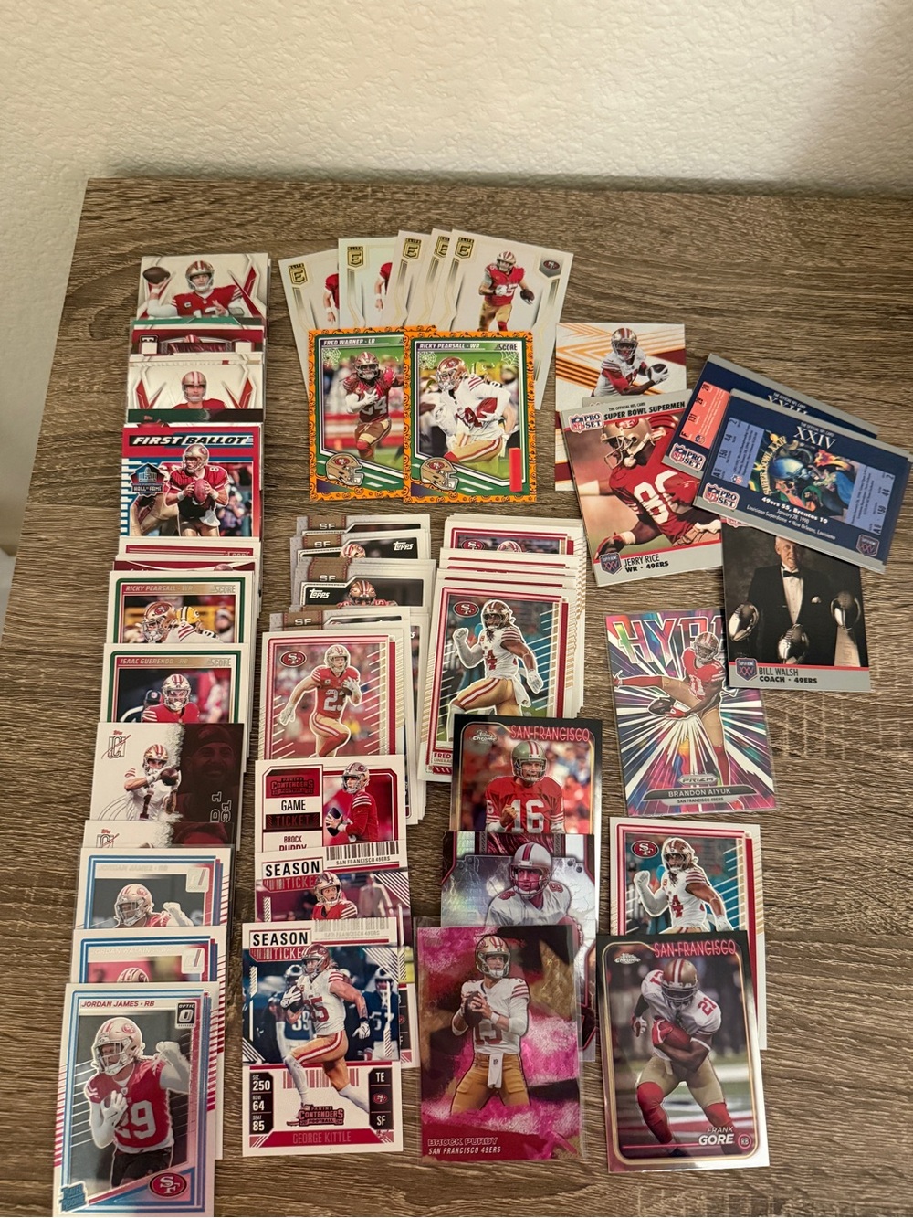 SF 49ers Football Card lot
